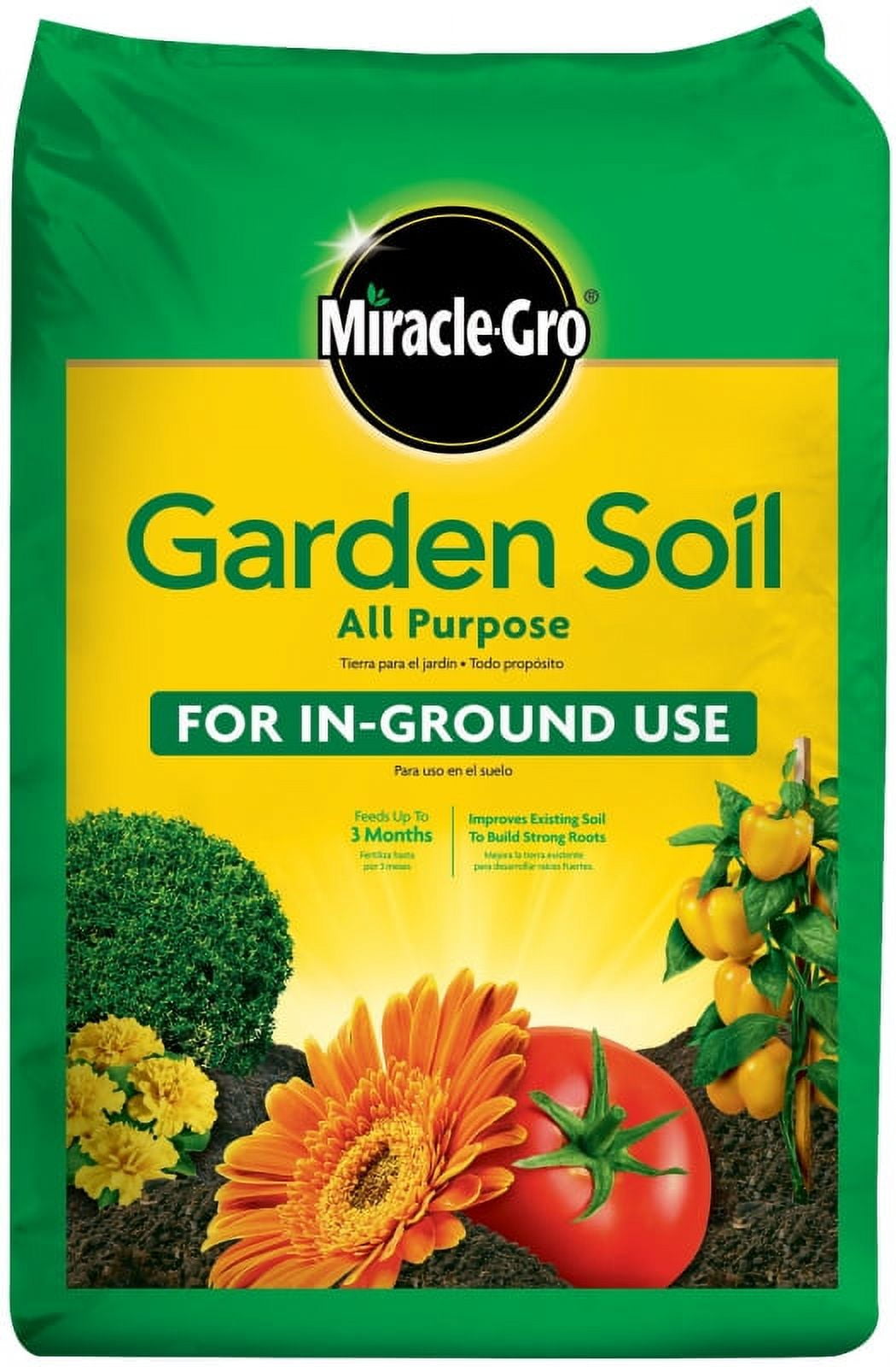 Miracle-Gro Garden Soil All Purpose for In-Ground Use, 1 cu. ft.