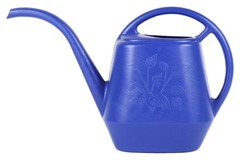 Bloem Aqua Rite Plastic Watering Can - 56 Oz Capacity - Classic Blue