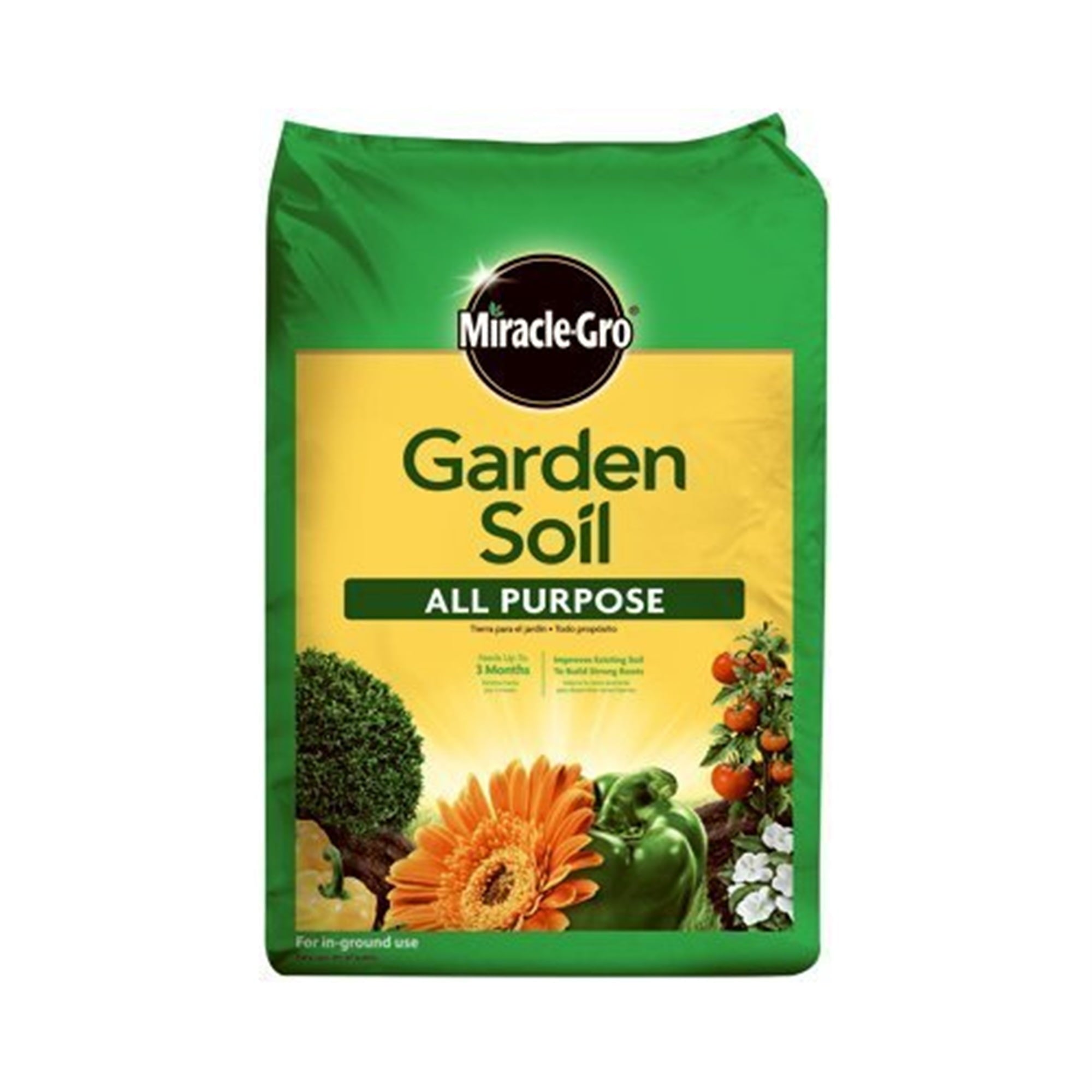 Miracle-Gro Garden Soil All Purpose for In-Ground Use, 1 cu. ft.