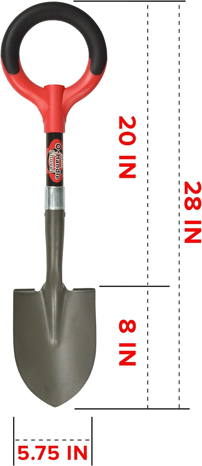 Radius Garden 27211 Mini Pro Lite Floral Shovel Red