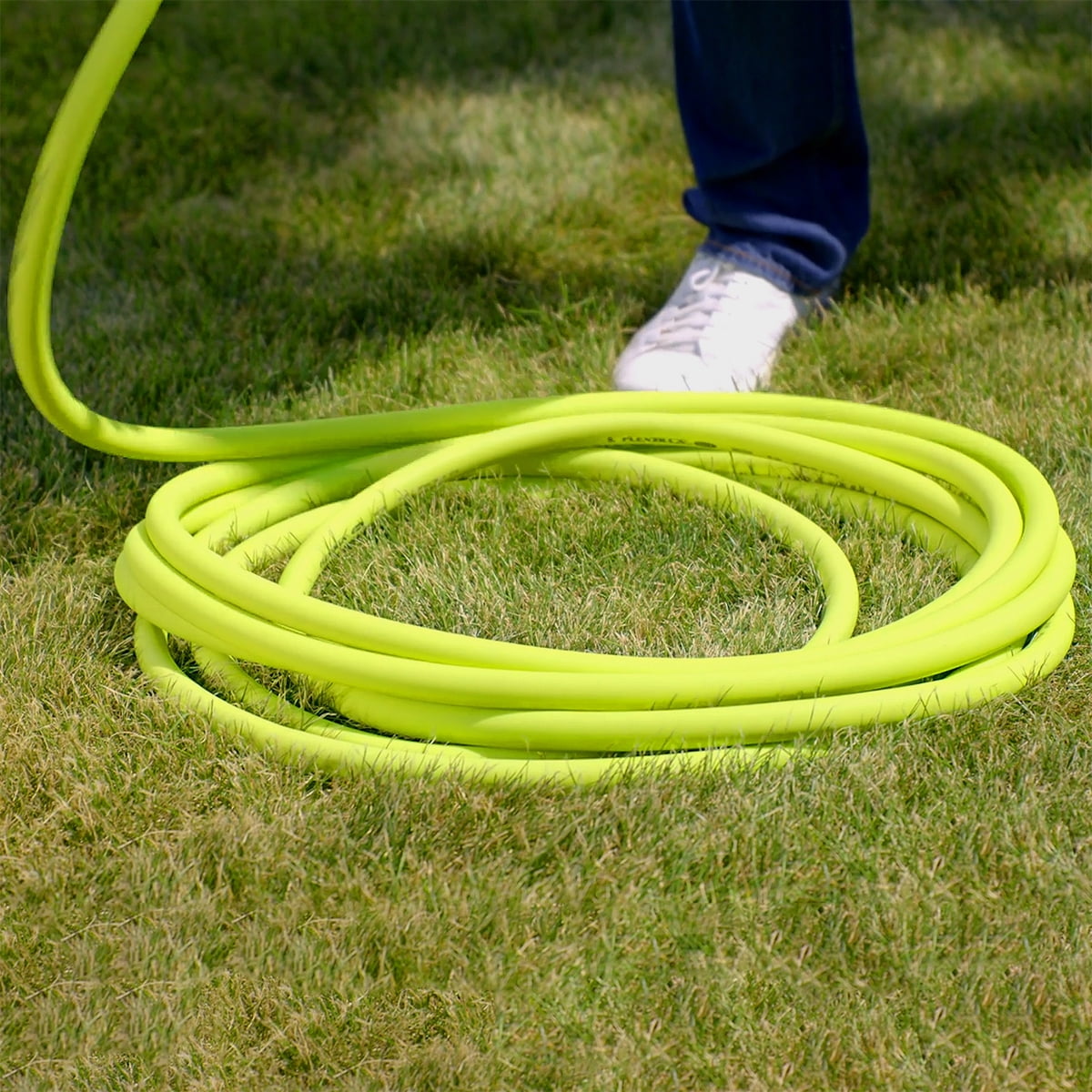 Flexzilla® Garden Hose, 3/4" x 100', Flexible Hybrid Polymer, ZillaGreen®